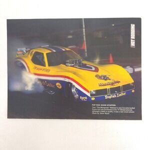 Vintage Tom McEwen Mongoose Funny Car Print Ad Drag Racing Decor Garage Wall Art
